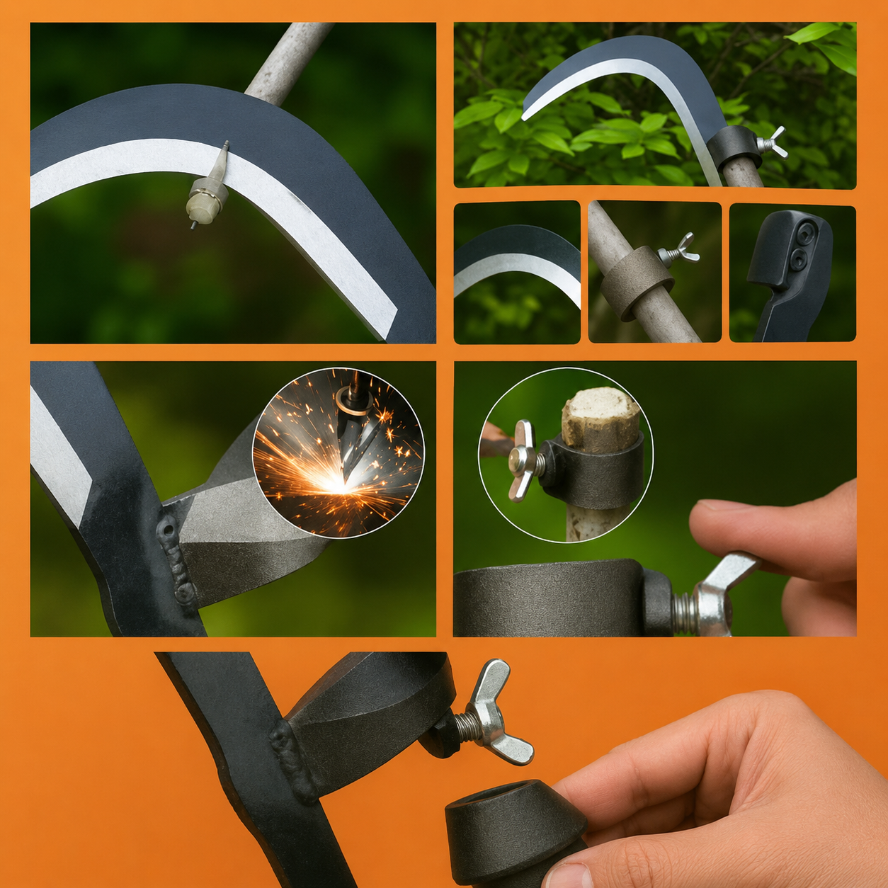 Portable Grass Sickle Cutter Head