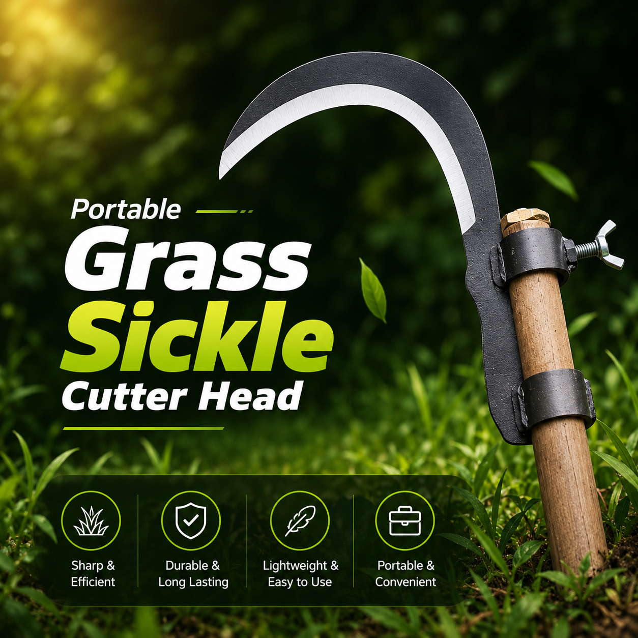 Portable Grass Sickle Cutter Head