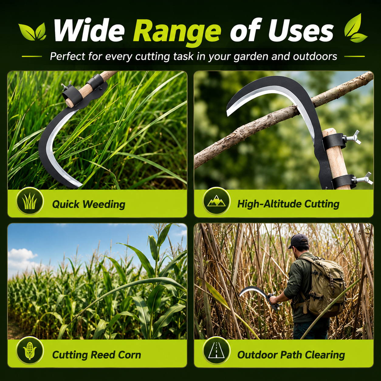 Portable Grass Sickle Cutter Head